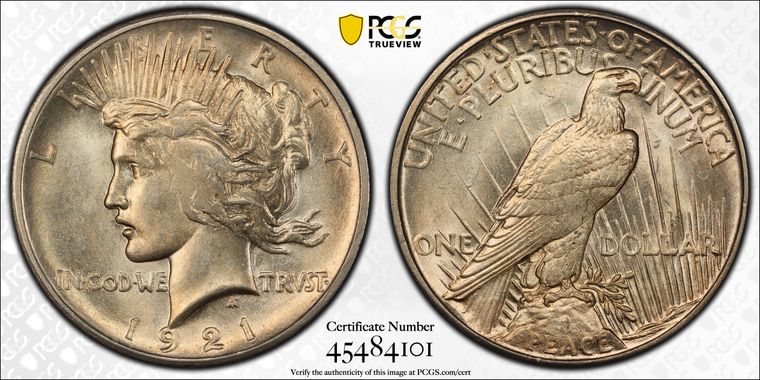 Cert 45484101 - Coin Image