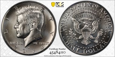 2014-D 50C Silver, 50th Anniversary Set MS68