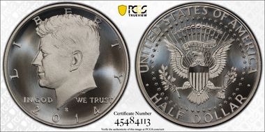 2014-S 50C Enhanced - Silver 50th Anniversary Set MS68