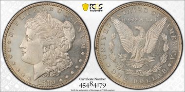 1879 $1 MS64PL