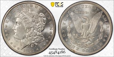 1901-O $1 MS63