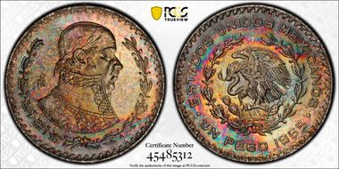 1965-Mo Peso KM-459 MS66