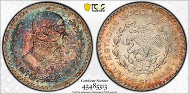 1965-Mo Peso KM-459 MS66