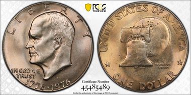 1976-D $1 Type 1 MS66