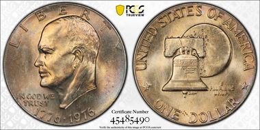 1976-D $1 Type 2 MS66