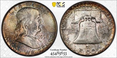 1958 50C MS66FBL