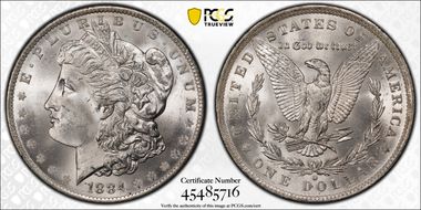 1884-O $1 MS64+