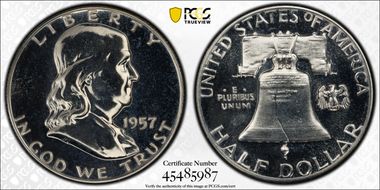 1957 50C PR66