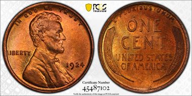 1924 1C MS66RB