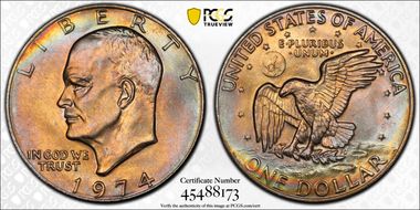 1974 $1 MS67