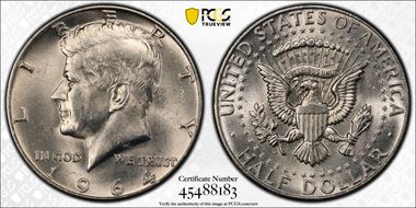 1964-D 50C QDO, FS-105 MS62