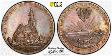 1925 Medal  Kamenz 700th Ann. Ag SP63