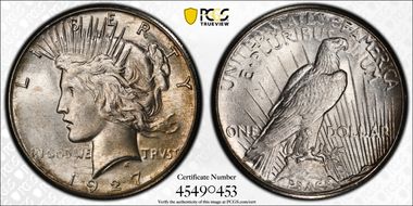 1927 $1 MS65+