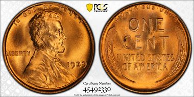 1939 1C MS66RD
