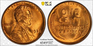 1939 1C MS66RD