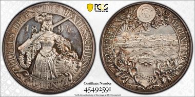 1894 Medal Sommer-S27 Ag MS63