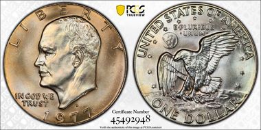 1977-D $1 MS66
