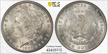 1885 $1 MS67