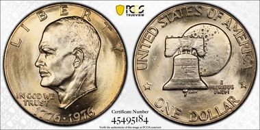 1976-D $1 Type 2 MS66