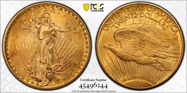 1920 $20 MS63