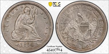 1853 25C Arrows and Rays N1