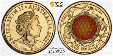 2022-C $2 Honey Bee Colorized MS69