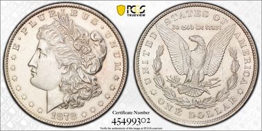 1878 7TF $1 Reverse of 1879 N1