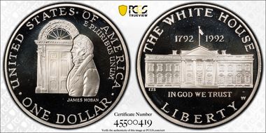 1992-W $1 White House PR69DCAM
