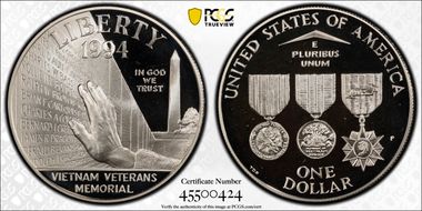 1994-P $1 Vietnam PR68DCAM