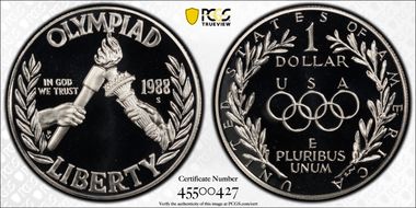 1988-S $1 Olympic PR69DCAM