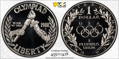 1988-S $1 Olympic PR69DCAM