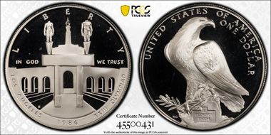 1984-S $1 Olympic PR69DCAM