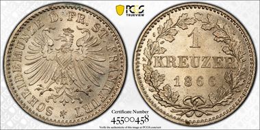 1866 Kreuzer MS67