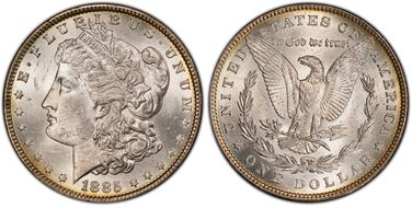 1885 $1 MS63