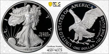 2021-S $1 Silver Eagle - Type 2 PR70DCAM