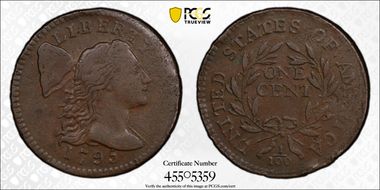 1795 1C Plain Edge VF35BN