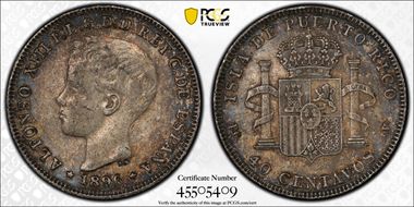 1896-PG V 40C KM-23  Ag XF45