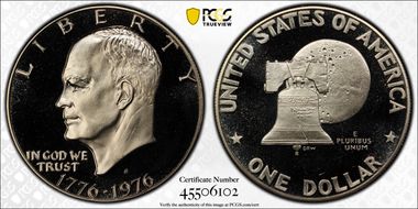 1976-S $1 Silver PR69DCAM