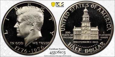 1976-S 50C Silver PR69DCAM