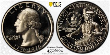1976-S 25C Silver PR68DCAM