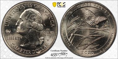 2020-W 25C Tallgrass Prairie NP V75 MS65