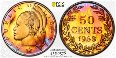 1968 50C PR67CAM