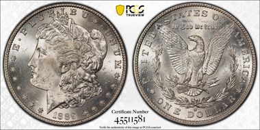 1889-S $1 MS63