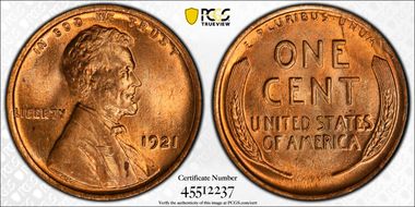 1921 1C MS64+ RD