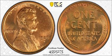 1926-D 1C MS65RB