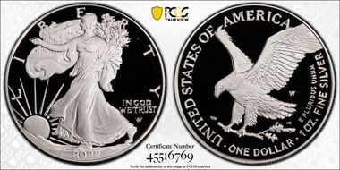 2022-W  $1 Silver Eagle First Strike PR69DCAM