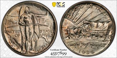 1938-D 50C Oregon MS67