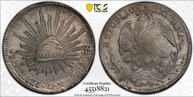 1835-Zs OM 8 R Zs15 AU58