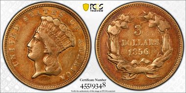 1856 $3 XF45