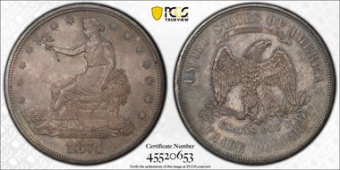 1874 T$1 MS65